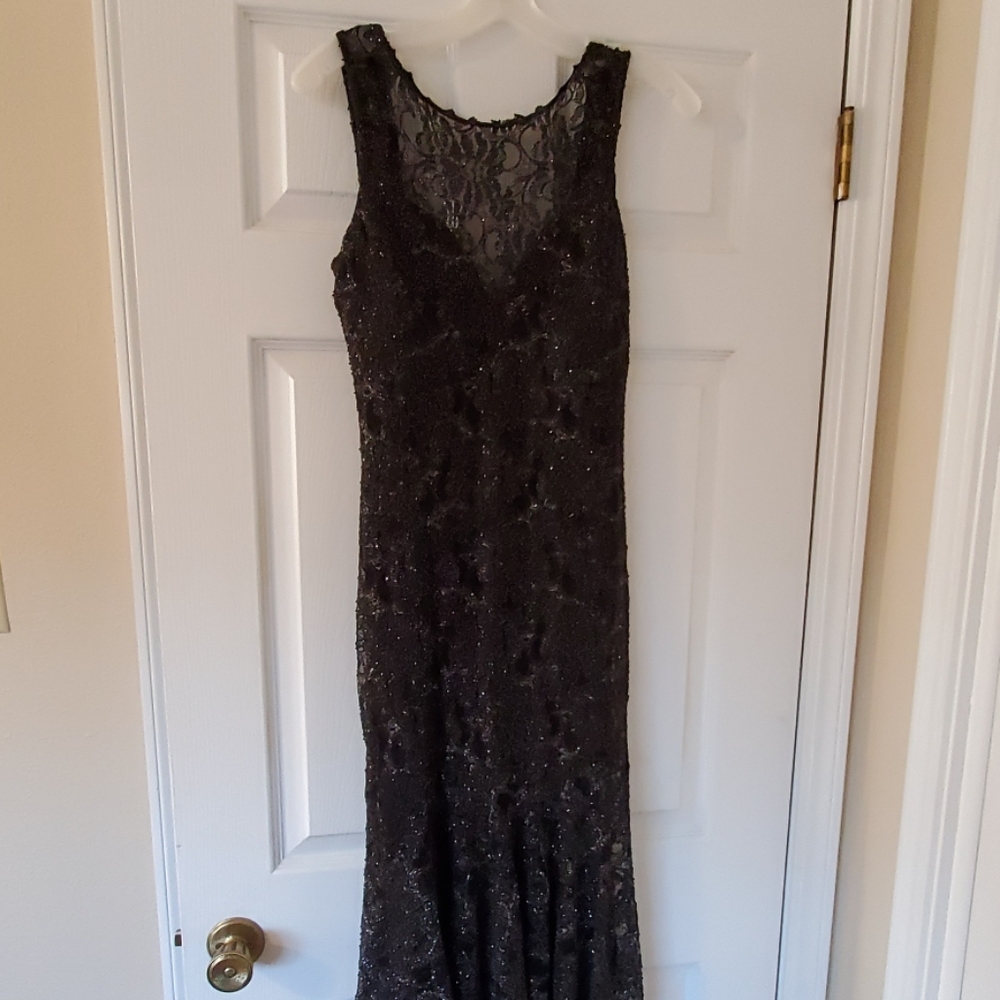 Black Sparkle Mermaid Evening/Ball Gown